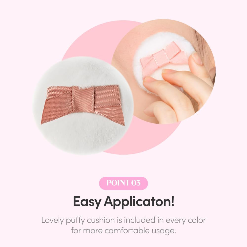 ETUDE Lovely Cookie Blusher - Sweet Coral Candy 4G | Glowing & Natural Powder Blush with Long-Lasting Sebum Control | Easy Application | Korean Makeup, Kbeauty, Perfect for Gift