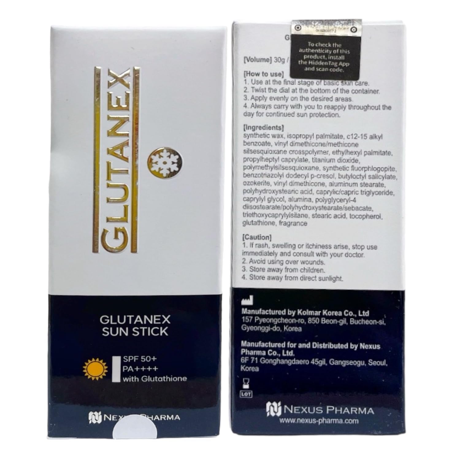 Sun Stick SPF 50+ PA++++ with Glutathione, 30G