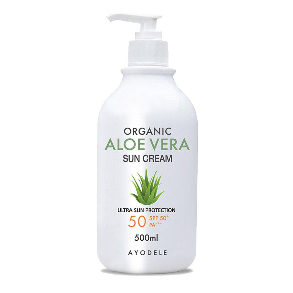 Ayodele Aloe Vera SPF50+ PA+++ Body and Face Sunscreen 16.9 Oz